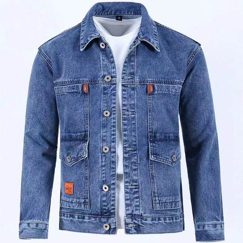 Mens Fashion Denim Jacket - 2023 봄과 가을 새로운 패션 트렌드