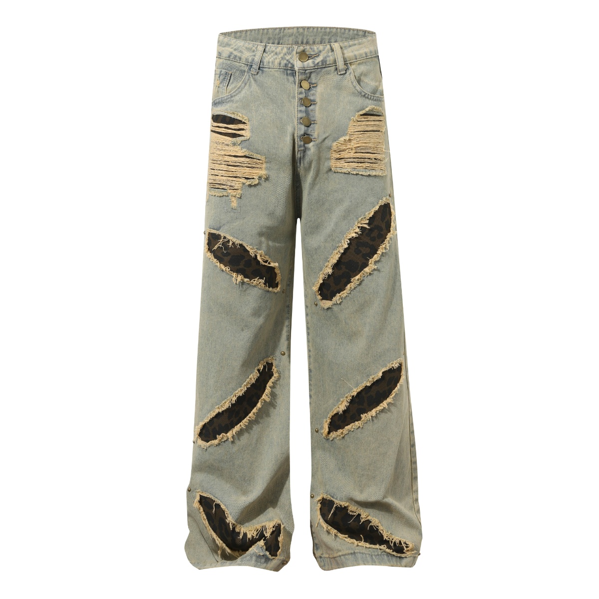 Men'S Fashion Khaki Pants - 미국 패션 18ss 워터워시드 와이드 레그