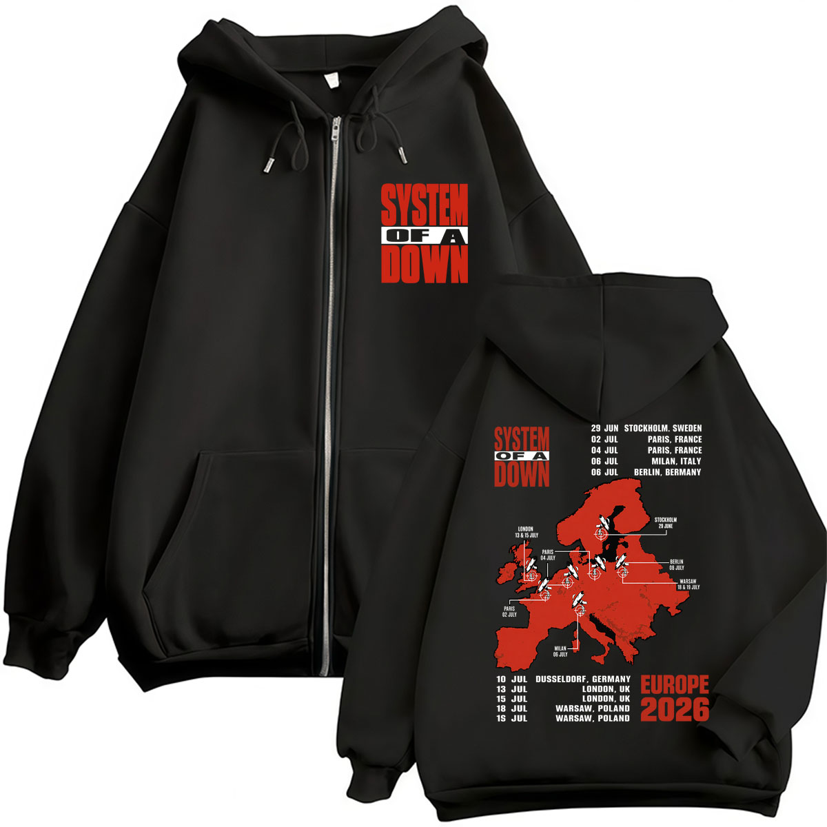 Men'S Fashion Uk 2026 - 시스템 오브 어 다운 EU 및