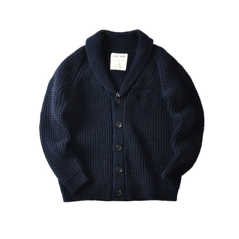 Men Scarf Wool - 남성용 유럽 빈티지 100% 울 청키