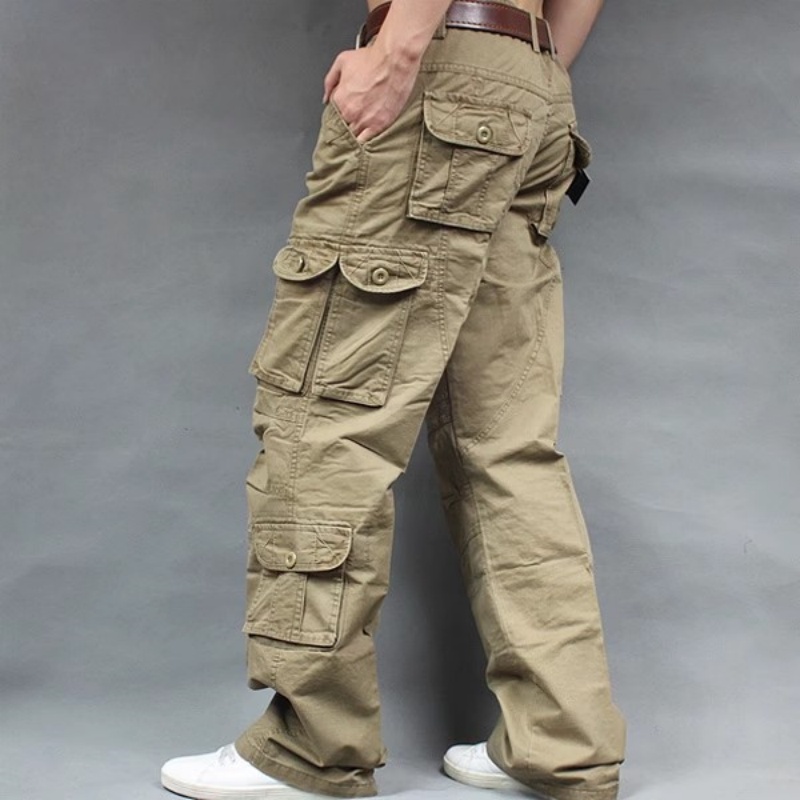 Men'S Fashion Khaki Pants - 패션 캐주얼 카고 바지 남성용 멀티