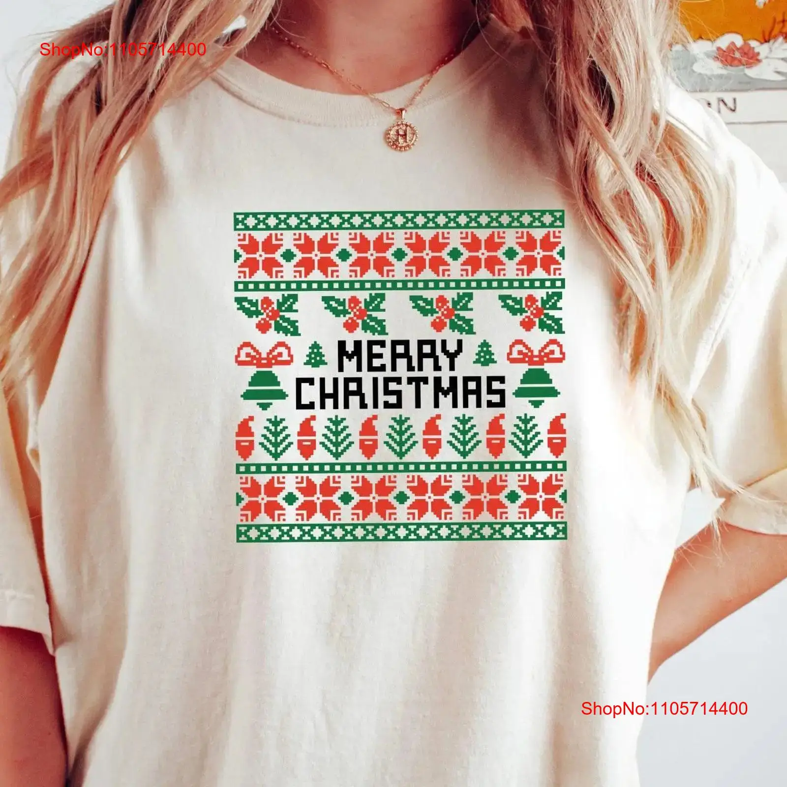 Men'S Fashion Xmas Party - 어글리 크리스마스 파티 티셔츠 여행 재미있는