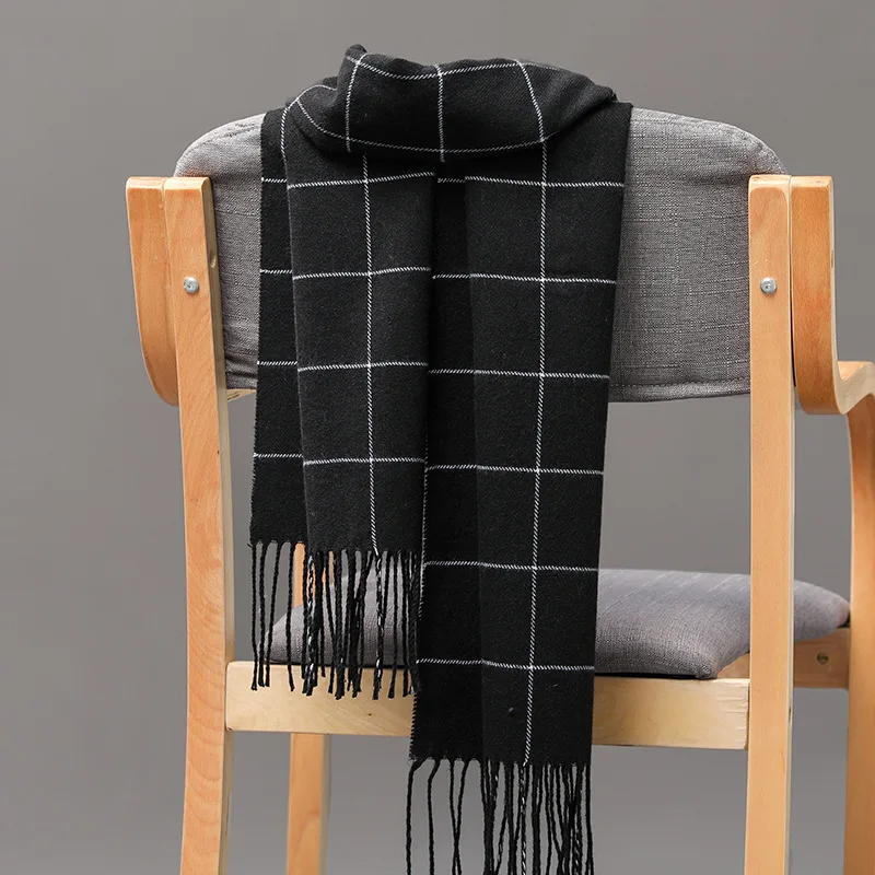 Men Scarf Wool - 2023 새로운 겨울 남성 스카프 따뜻한