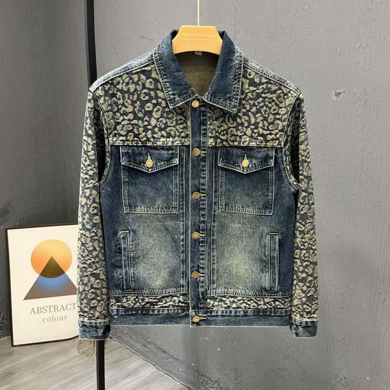 Mens Fashion Denim Jacket - 신상 남성 트렌디 쿨 데님 재킷