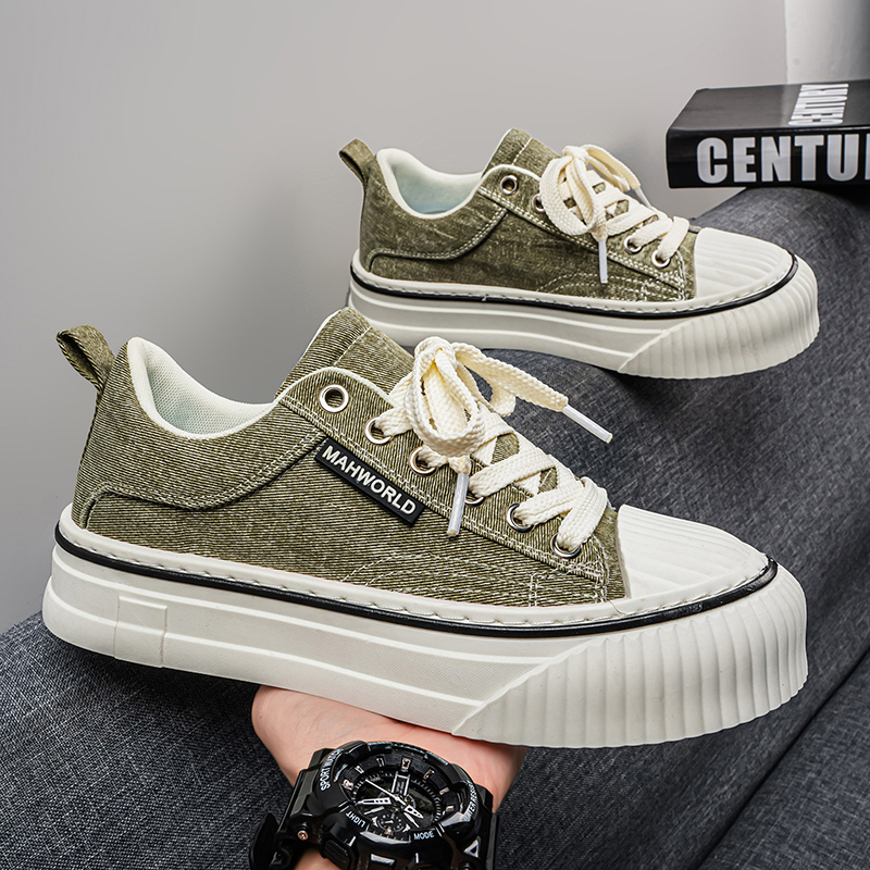 Casual Sneakers Men - 경량 통기성 남성 신발 새로운 캔버스