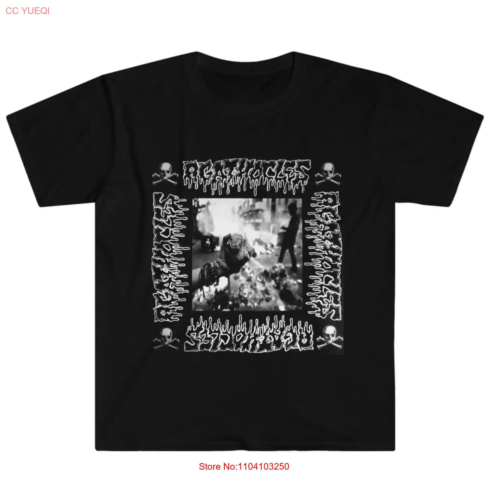Mens Fashion In The 90S - AGATHOCLES 티셔츠 Mincecore Grindcore 펑크 크러스트