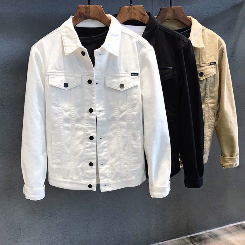 Mens Fashion Denim Jacket - 봄 가을 남성 데님 재킷 싱글