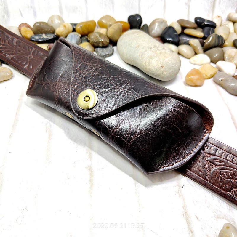 Belt Mens Fashion - 정품 가죽 선글라스 상자 포켓 벨트