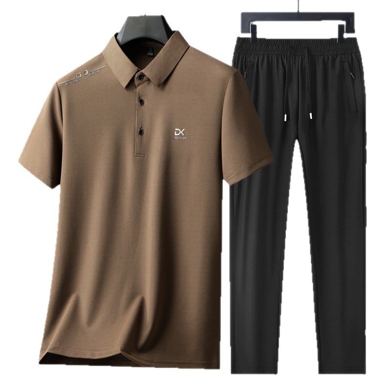 Men'S Fashion Undershirt - 남성 캐주얼 2피스 스포츠웨어 세트 스트리트웨어