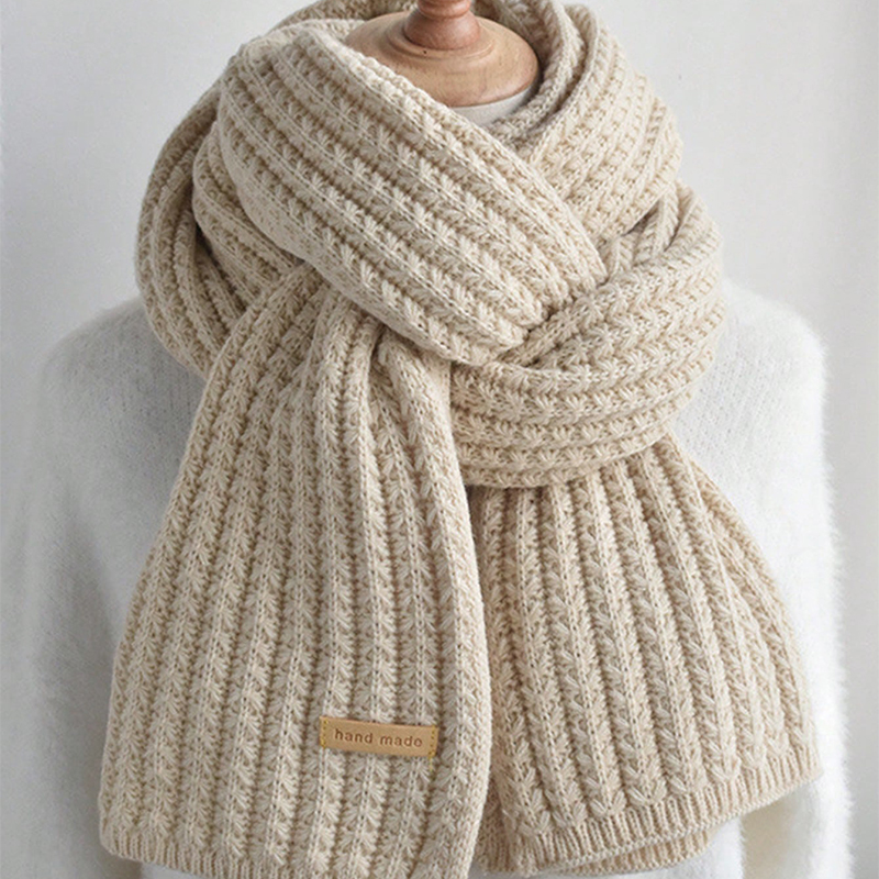 두꺼운 케이블 니트 따뜻한 캐시미어 스카프 넥커치프 겨 - Men Scarf Wool 리뷰 및 가격
