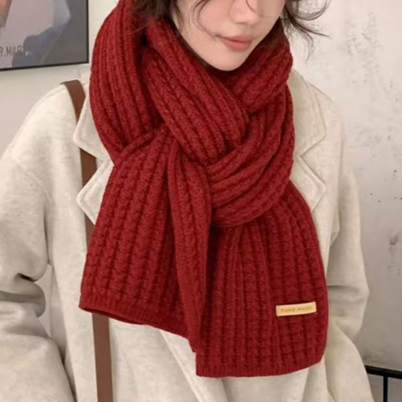 두꺼운 케이블 니트 따뜻한 캐시미어 스카프 넥커치프 겨 - Men Scarf Wool 리뷰 및 가격