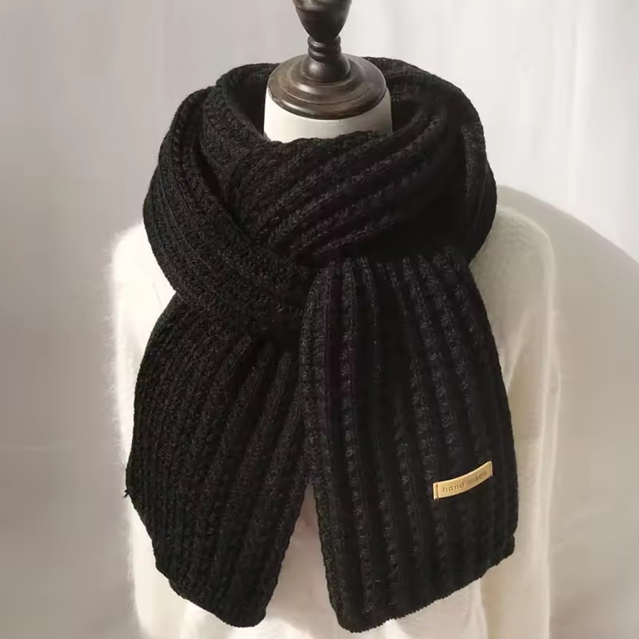 두꺼운 케이블 니트 따뜻한 캐시미어 스카프 넥커치프 겨 - Men Scarf Wool 리뷰 및 가격