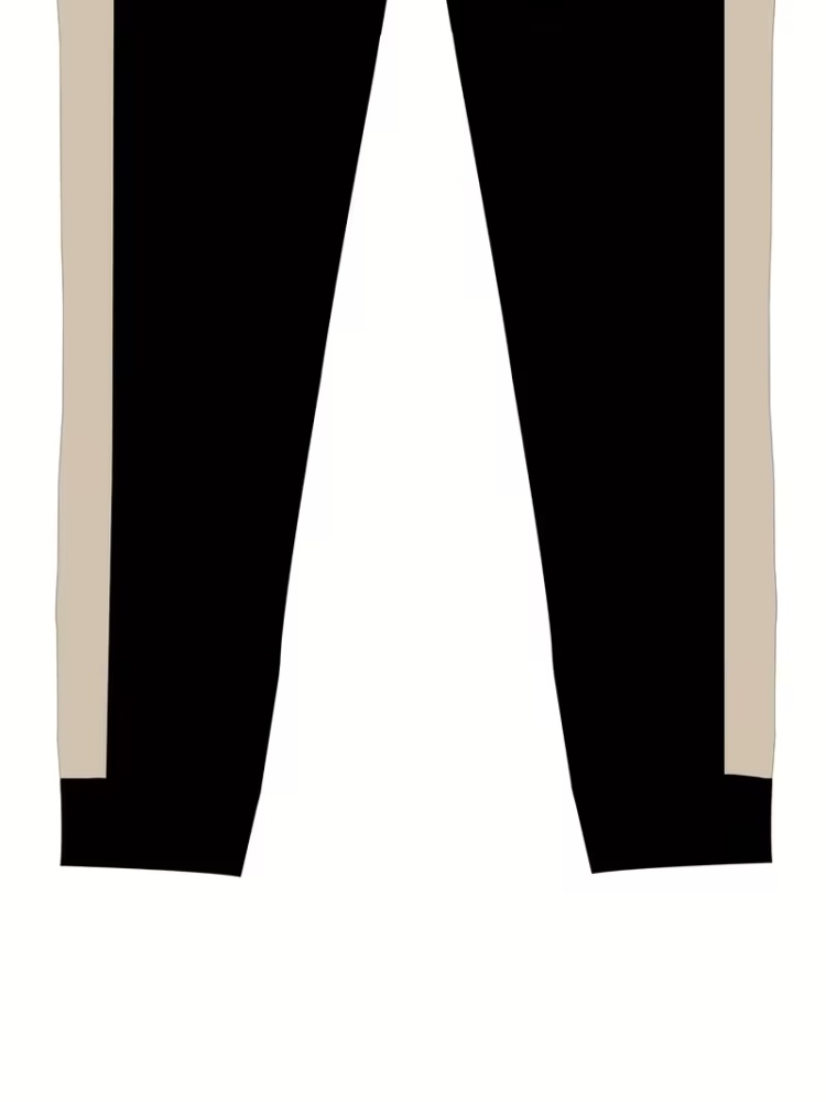 남성용 루즈핏 2피스 스포츠 슈트 패션 블랙 카키 배색 - Men'S Fashion Khaki Pants 리뷰 및 가격