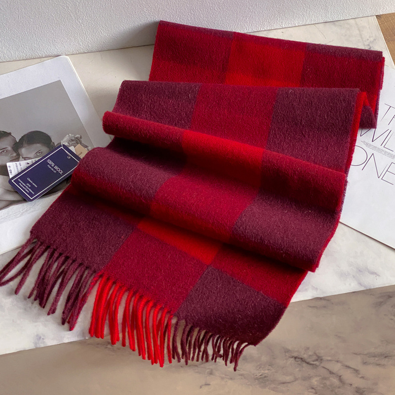 100% 울 스카프 남성 여성 겨울 두꺼운 따뜻한 아늑 - Men Scarf Wool 리뷰 및 가격