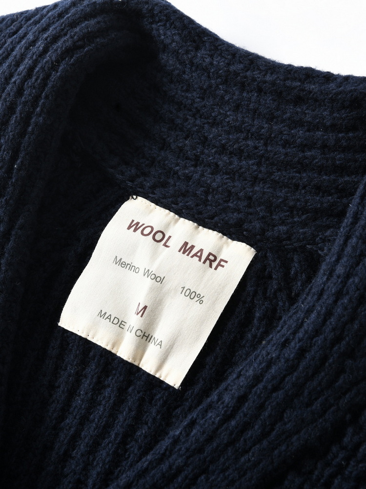 남성용 유럽 빈티지 100% 울 청키 니트 스웨터 -  - Men Scarf Wool 리뷰 및 가격