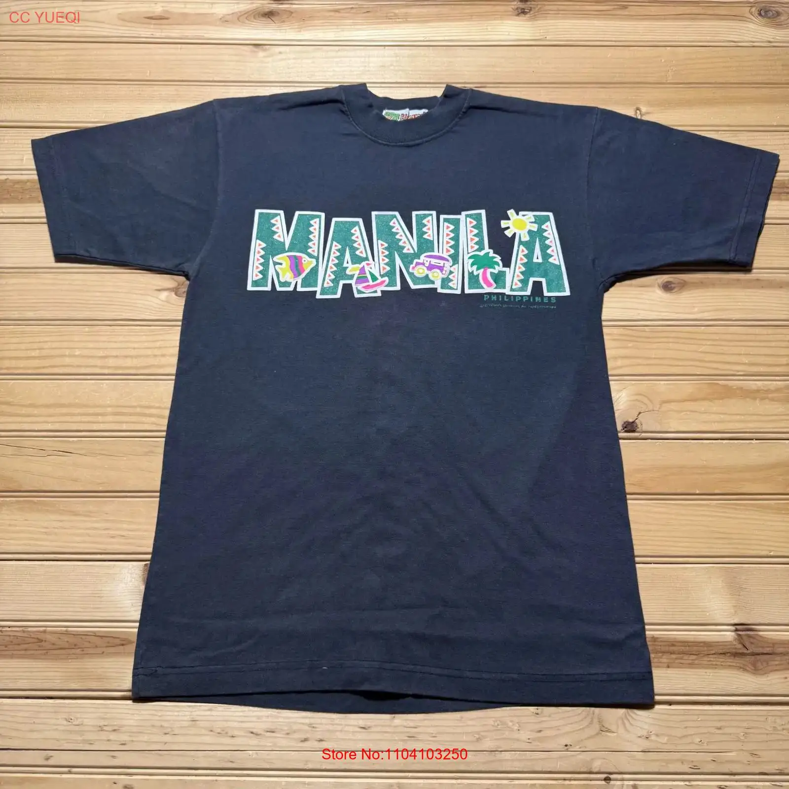 빈티지 90년대 마닐라 필리핀 열대 해변 관광 기념품  - Mens Fashion In The 90S 리뷰 및 가격