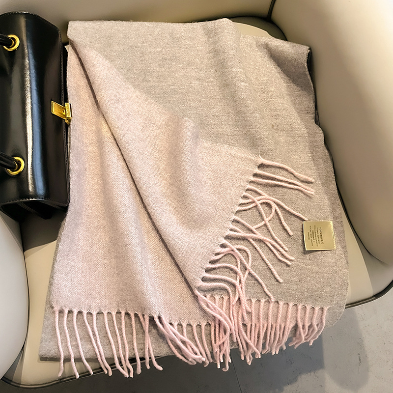 새로운 100% 울 스카프 남성 여성 겨울 따뜻한 양면 - Men Scarf Wool 리뷰 및 가격