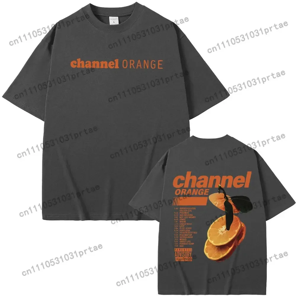 랩퍼 프랭크 채널 오렌지 그래픽 프린트 티셔츠 오션 오 - Men'S Fashion Oversized T Shirt 리뷰 및 가격