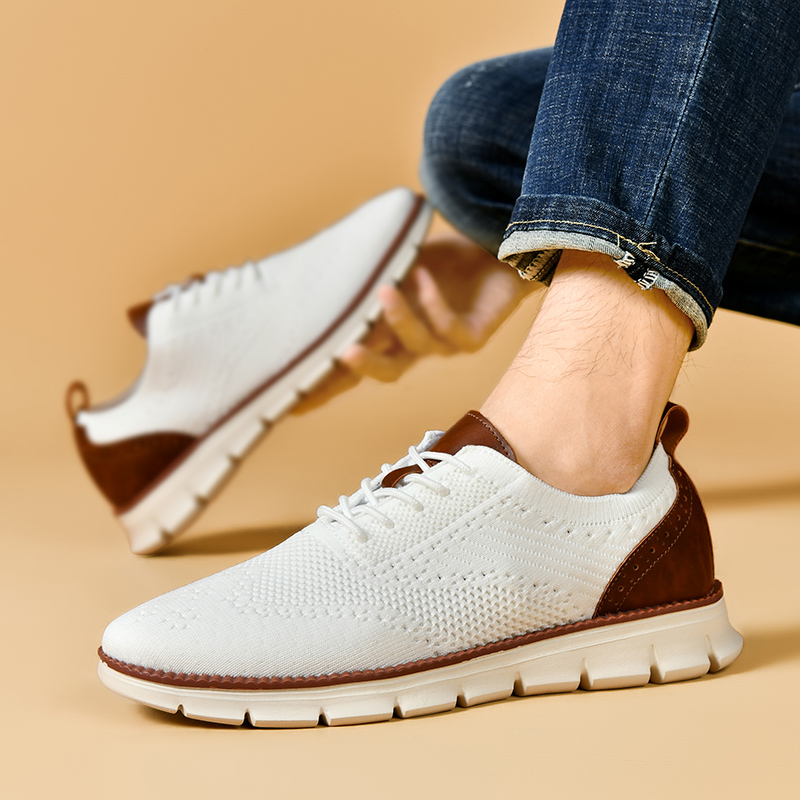남성 캐주얼 신발 클래식 통기성 브로그 플랫 쿠셔닝 컬 - Casual Sneakers Men 리뷰 및 가격