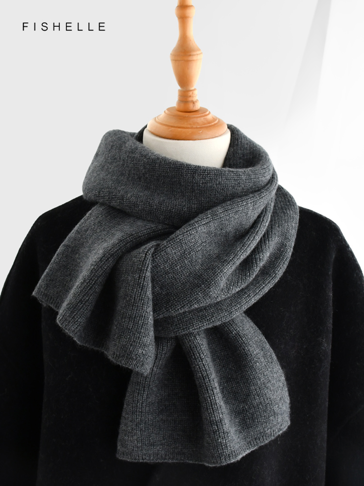 회색 단색 캐시미어 스카프, 겨울 여성 양모 스카프,  - Men Scarf Wool 리뷰 및 가격