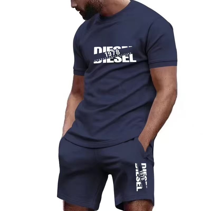 2026 신상 여름 남성 티셔츠+반바지 세트 프린트 패 - Men'S Fashion Undershirt 리뷰 및 가격