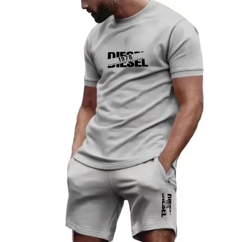 2026 신상 여름 남성 티셔츠+반바지 세트 프린트 패 - Men'S Fashion Undershirt 리뷰 및 가격