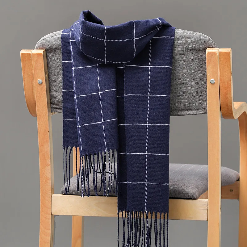 2023 새로운 겨울 남성 스카프 따뜻한 캐시미어 스카 - Men Scarf Wool 리뷰 및 가격