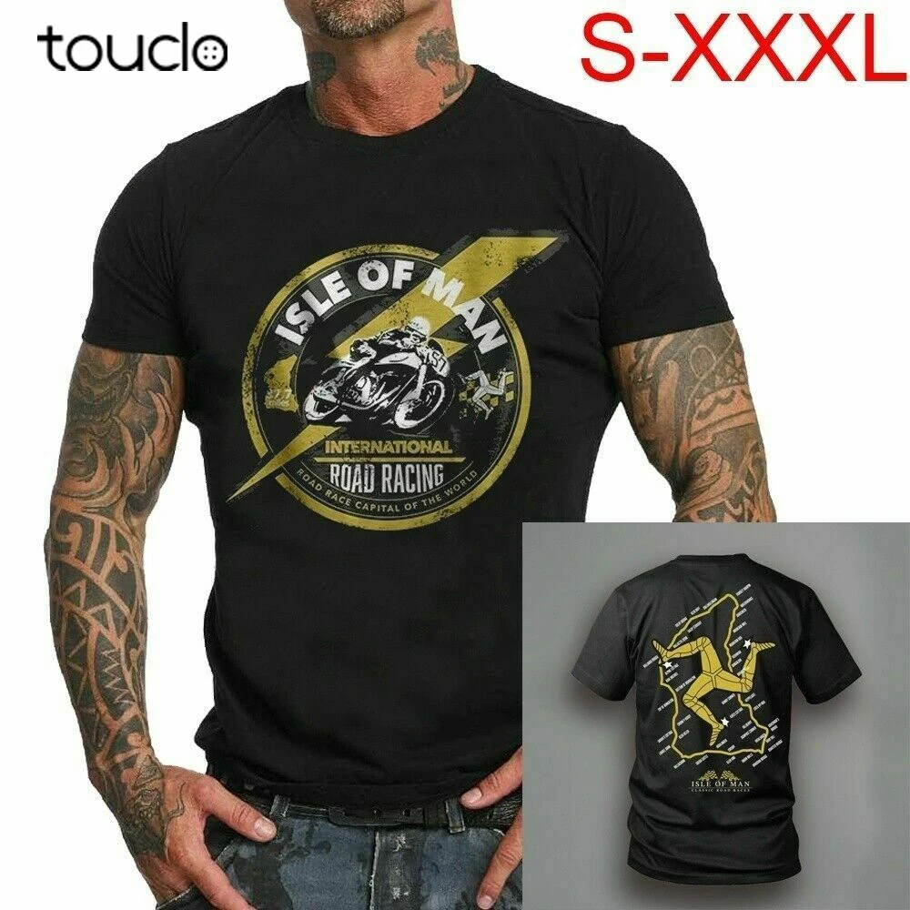Isle of Man 클래식 Tt 빈티지 로드 레이싱  - Men'S Fashion Oversized T Shirt 리뷰 및 가격