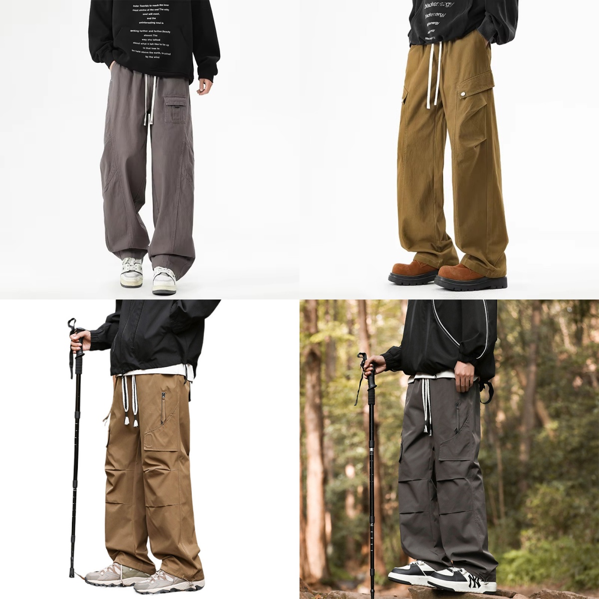 2025 신상 코튼 남성 카고 팬츠 카키 캐주얼 남성  - Men'S Fashion Khaki Pants 리뷰 및 가격