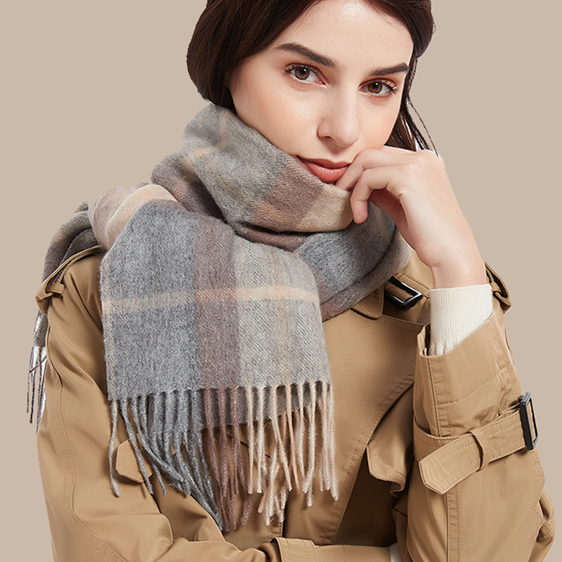 2025 매우 선택된 100% 울 레드 스코틀랜드 격자 - Men Scarf Wool 리뷰 및 가격