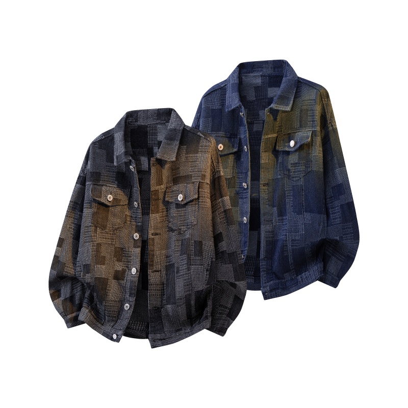 2026 봄 남성 워싱 데님 재킷 남성 레트로 그리드  - Mens Fashion Denim Jacket 리뷰 및 가격