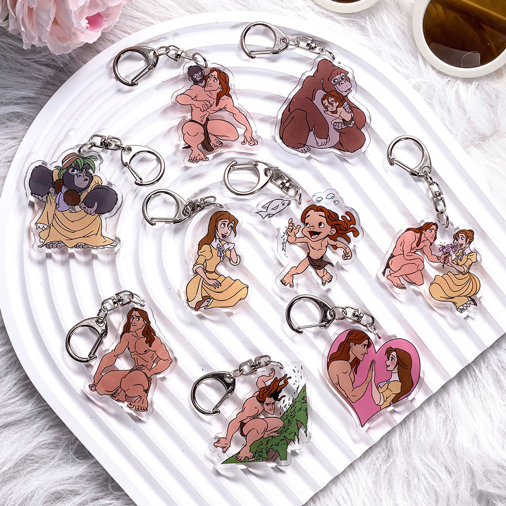 1/17Pcs 디즈니 타잔 원숭이 남자 아크릴 키 체인 - Mens Fashion Discord 리뷰 및 가격