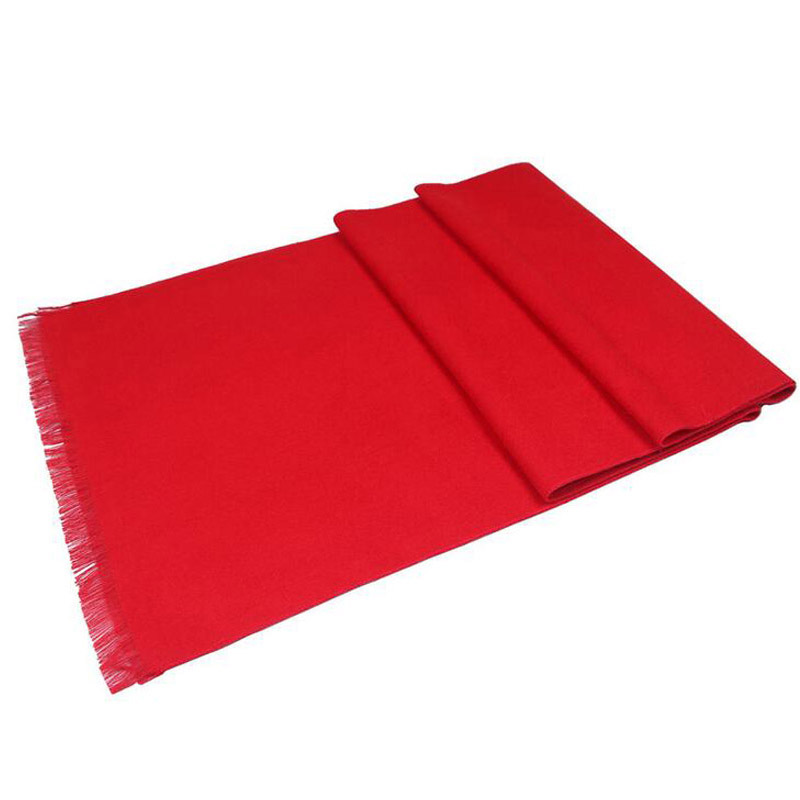 남성용 단색 레드 스카프, 럭셔리 브랜드 디자이너 스타 - Men Scarf Wool 리뷰 및 가격
