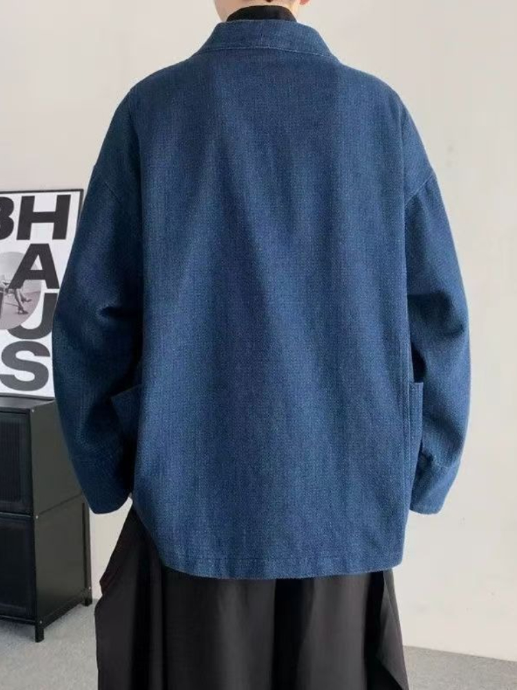 빈티지 일본 스타일 데님 코트 남녀 공용 오버사이즈 데 - Mens Fashion Denim Jacket 리뷰 및 가격