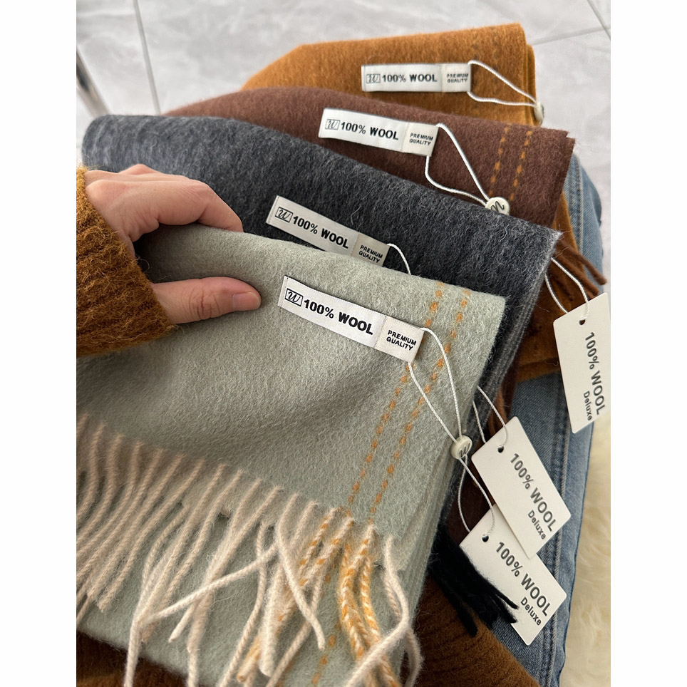 우아한 좋은 품질 100% 양모 스카프 여성 남성 가을 - Men Scarf Wool 리뷰 및 가격