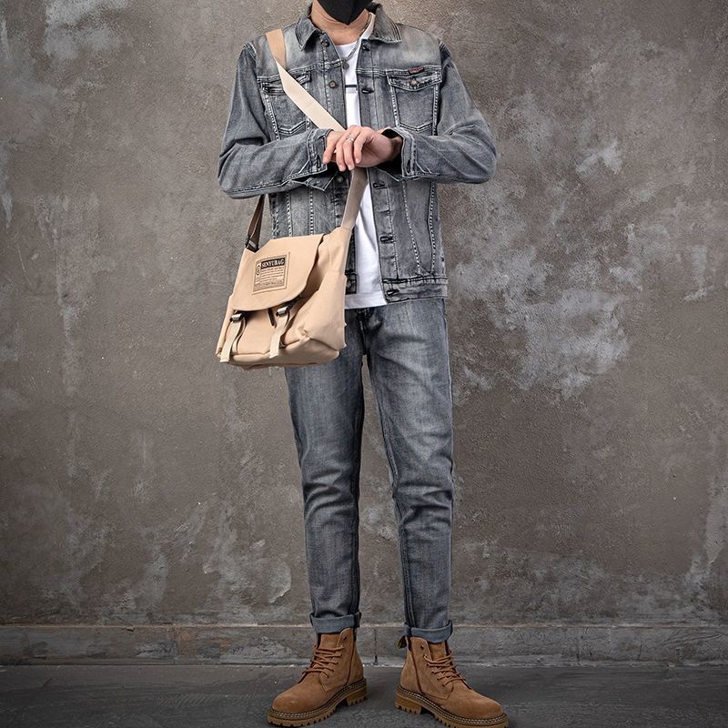 2026 패션 캐주얼 남성 데님 재킷 세트 루즈핏 지퍼 - Mens Fashion Denim Jacket 리뷰 및 가격