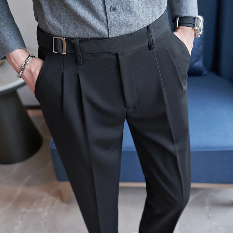 네이비 남성 정장 바지, 화이트 블랙 트라우저, 그레이 - Men'S Fashion Khaki Pants 리뷰 및 가격