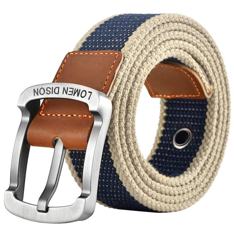 두꺼운 나일론 벨트 청소년 캔버스 벨트 한국 패션 벨트 - Belt Mens Fashion 리뷰 및 가격