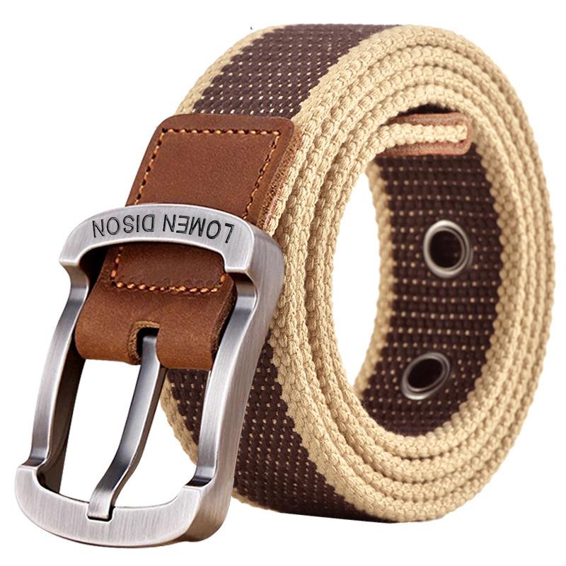 두꺼운 나일론 벨트 청소년 캔버스 벨트 한국 패션 벨트 - Belt Mens Fashion 리뷰 및 가격
