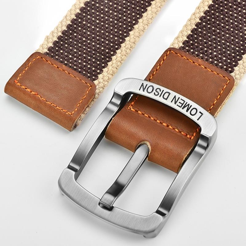 두꺼운 나일론 벨트 청소년 캔버스 벨트 한국 패션 벨트 - Belt Mens Fashion 리뷰 및 가격