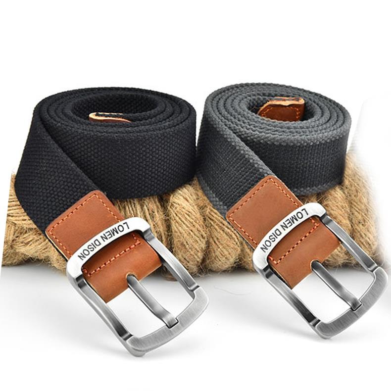 두꺼운 나일론 벨트 청소년 캔버스 벨트 한국 패션 벨트 - Belt Mens Fashion 리뷰 및 가격