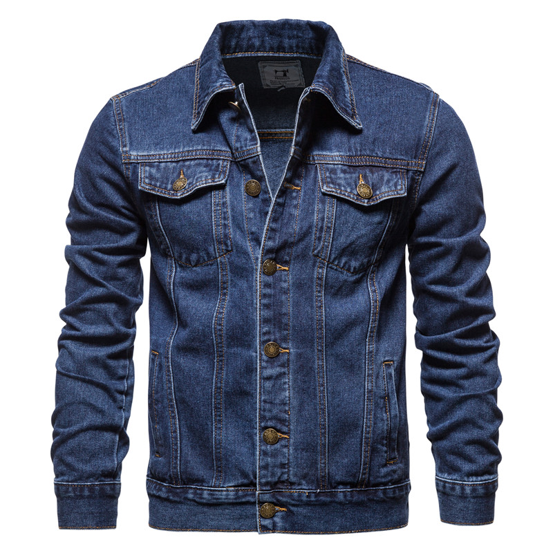 2025 가을 남성 솔리드 데님 재킷 패션 오토바이 빈 - Mens Fashion Denim Jacket 리뷰 및 가격