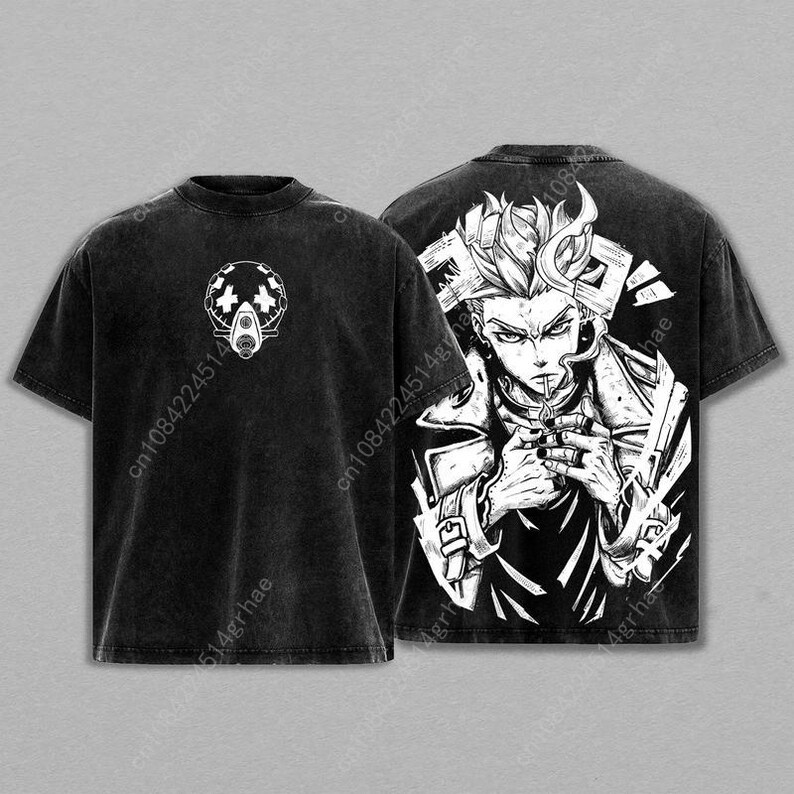 Gachiakuta 빈티지 애니메이션 워시드 셔츠 애니 - Men'S Fashion Oversized T Shirt 리뷰 및 가격