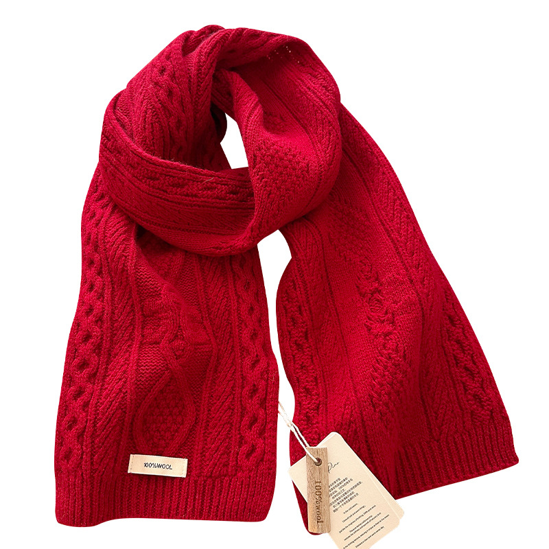 럭셔리 100% 울 스카프 여성 남성 두꺼운 케이블 니 - Men Scarf Wool 리뷰 및 가격