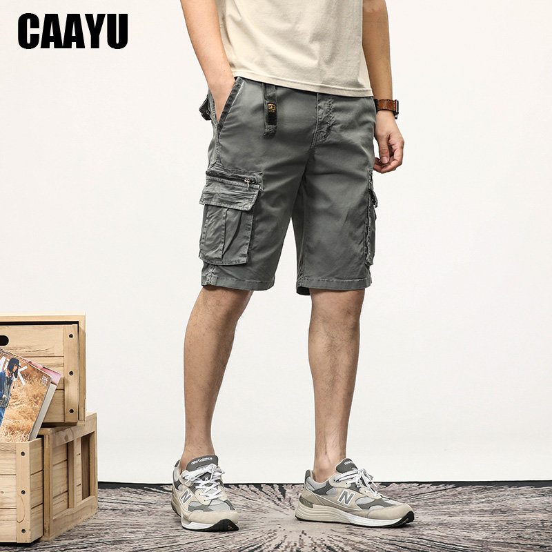 CAAYU 남성용 카고 전술 짧은 바지, 멀티 포켓 반 - Men'S Fashion Khaki Pants 리뷰 및 가격