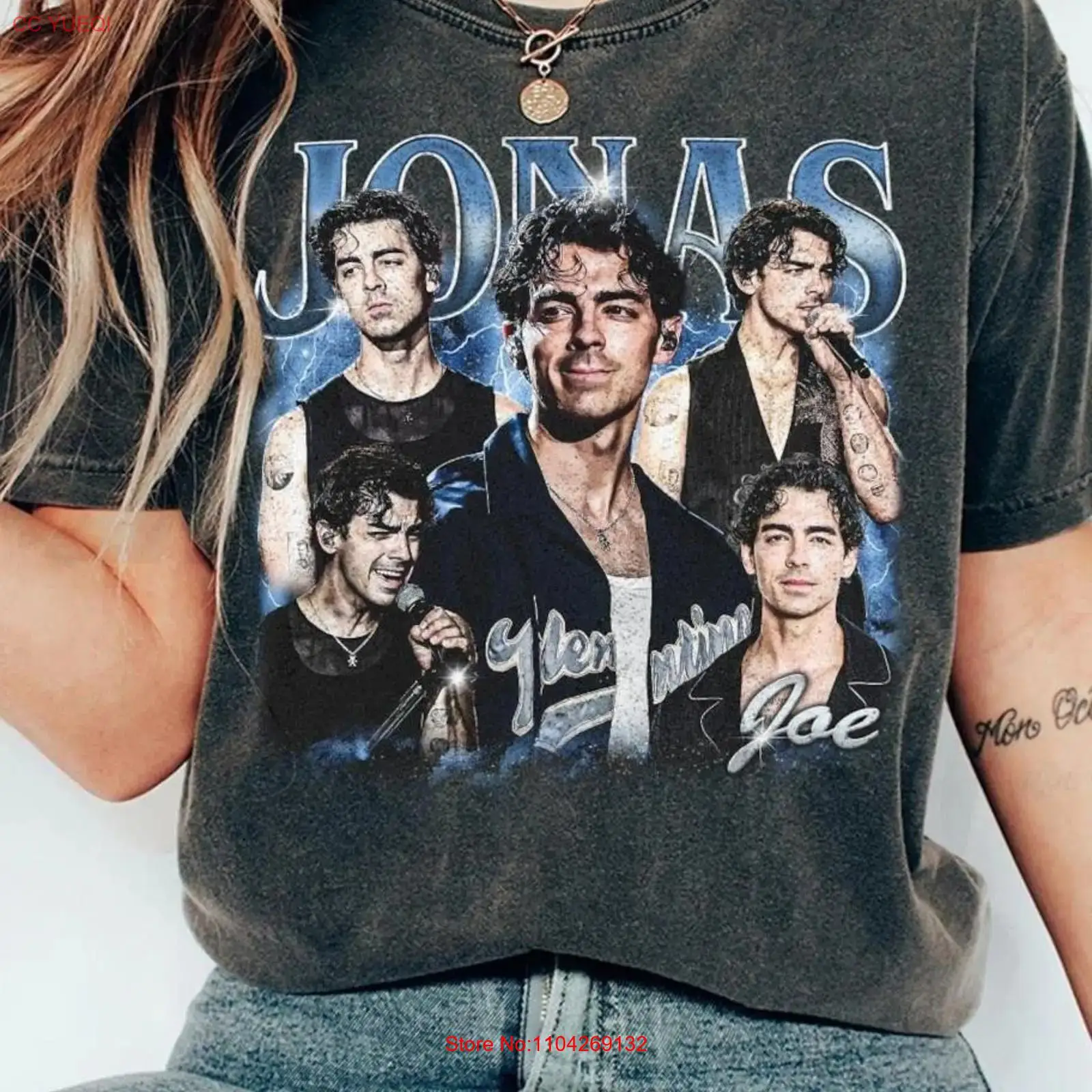 Joe Jonas Bootleg 90s 빈티지 티셔츠  - Mens Fashion In The 90S 리뷰 및 가격