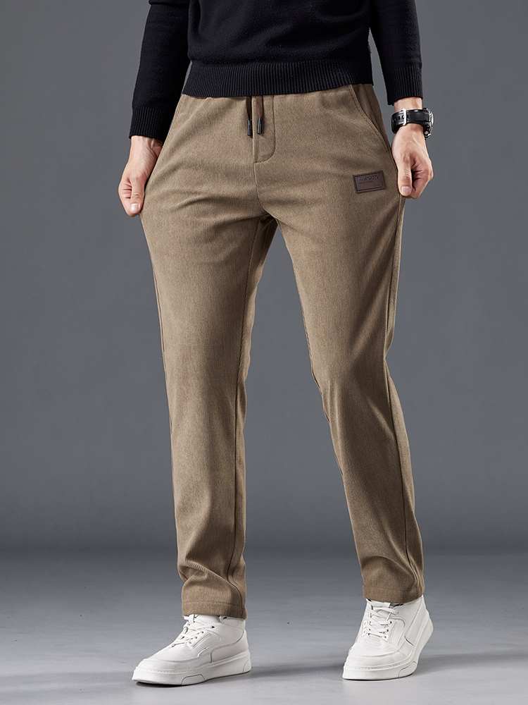 남성 코듀로이 바지 가을 신상품 신축성 있는 허리 부드 - Men'S Fashion Khaki Pants 리뷰 및 가격