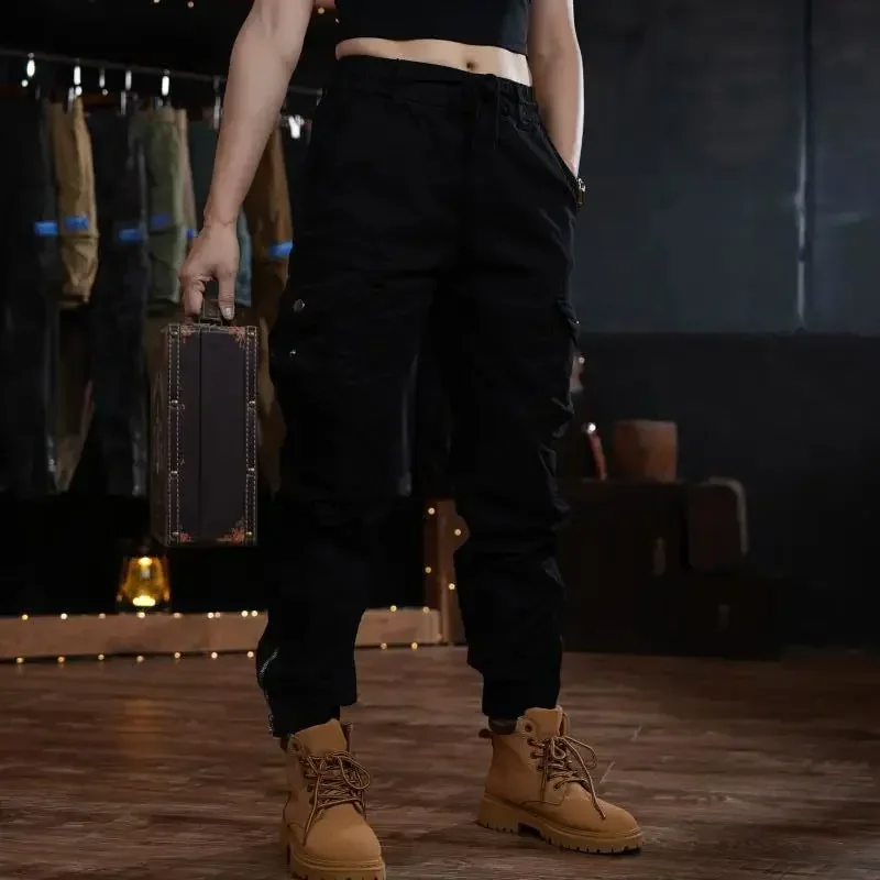 멀티 포켓 야외 바지 남성용 카고 바지 카키 하이킹 슬 - Men'S Fashion Khaki Pants 리뷰 및 가격