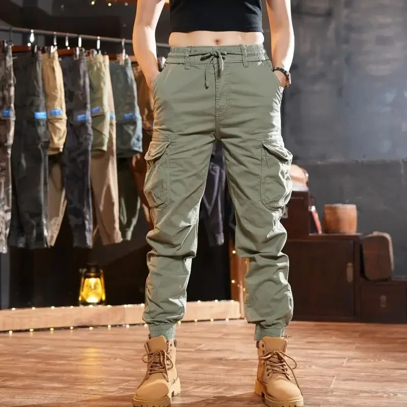 멀티 포켓 야외 바지 남성용 카고 바지 카키 하이킹 슬 - Men'S Fashion Khaki Pants 리뷰 및 가격